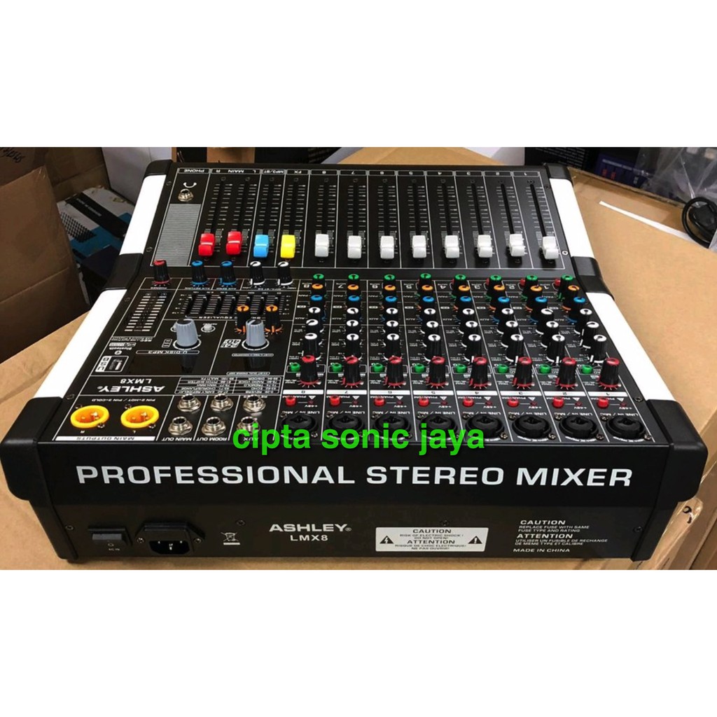 Mixer Ashley LMX8 Effect 99dsp Original 8 Channel LMX 8