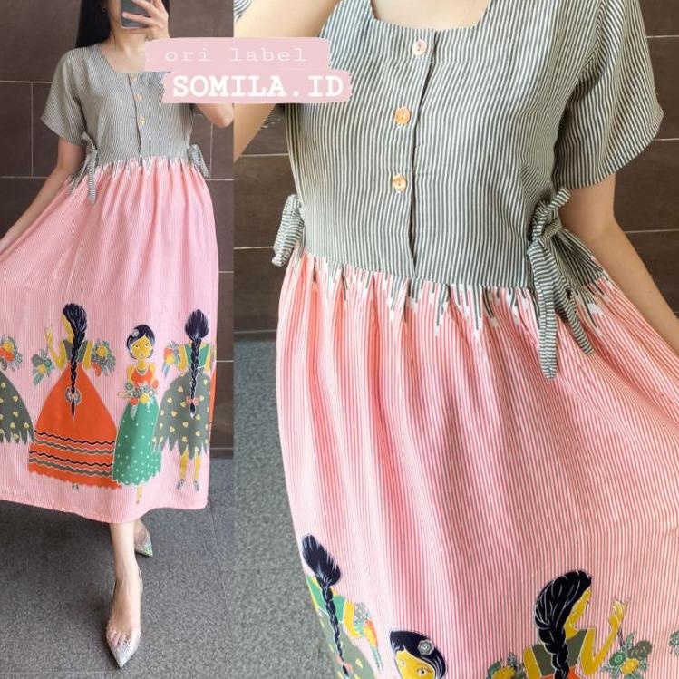 Terbaik.. TERSEDIA JUMBO GROSIR DASTER SOMILA.ID TERBARU BUSUI CHIBI SERUT BATIK BU TEJO SALUR