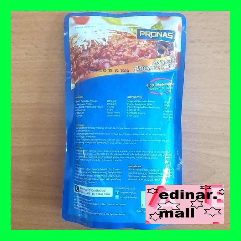 

50Siusbu Saus Spagheti Bolognese Pronas 350 Gram Bud050S