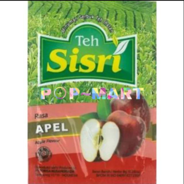 

Teh Sisri rasa Apel 1renceng isi 10pcs