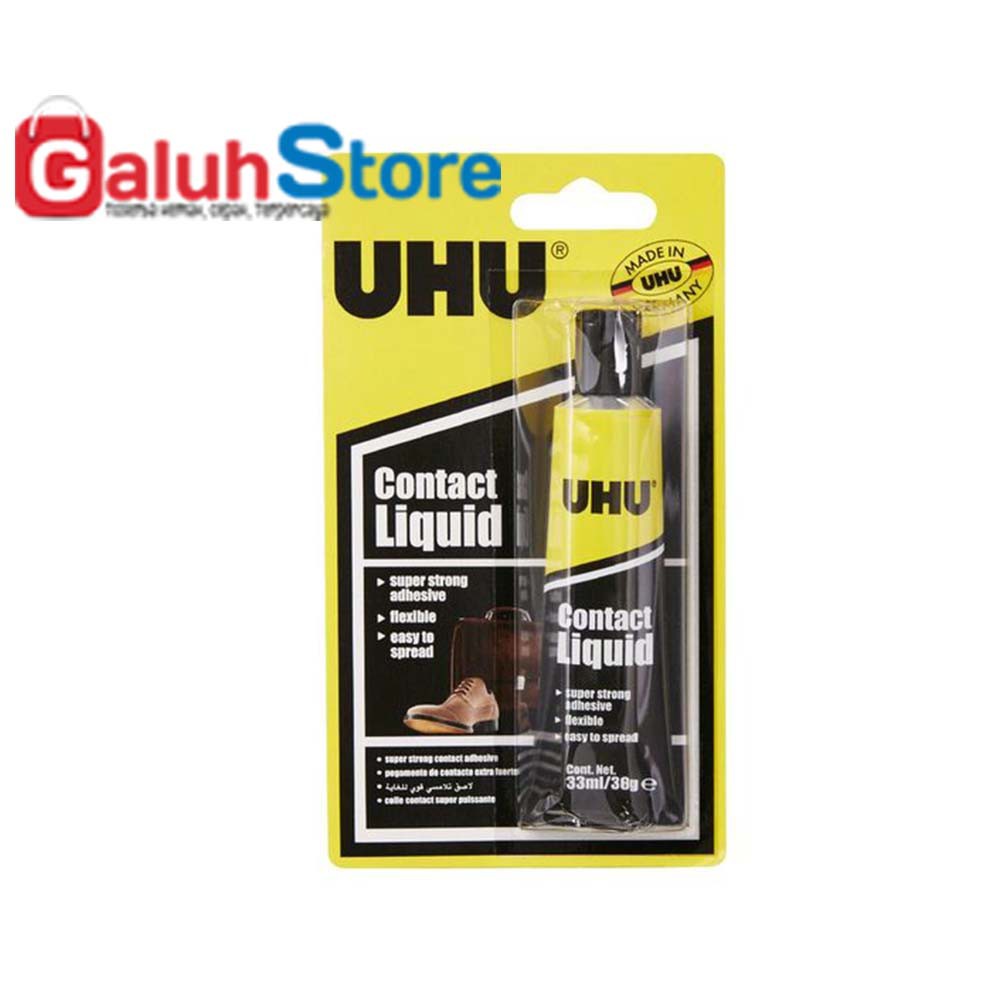 

Uhu Contact Liquid Lem Kain Lem Karet Sepatu Leather Rubber 33ml