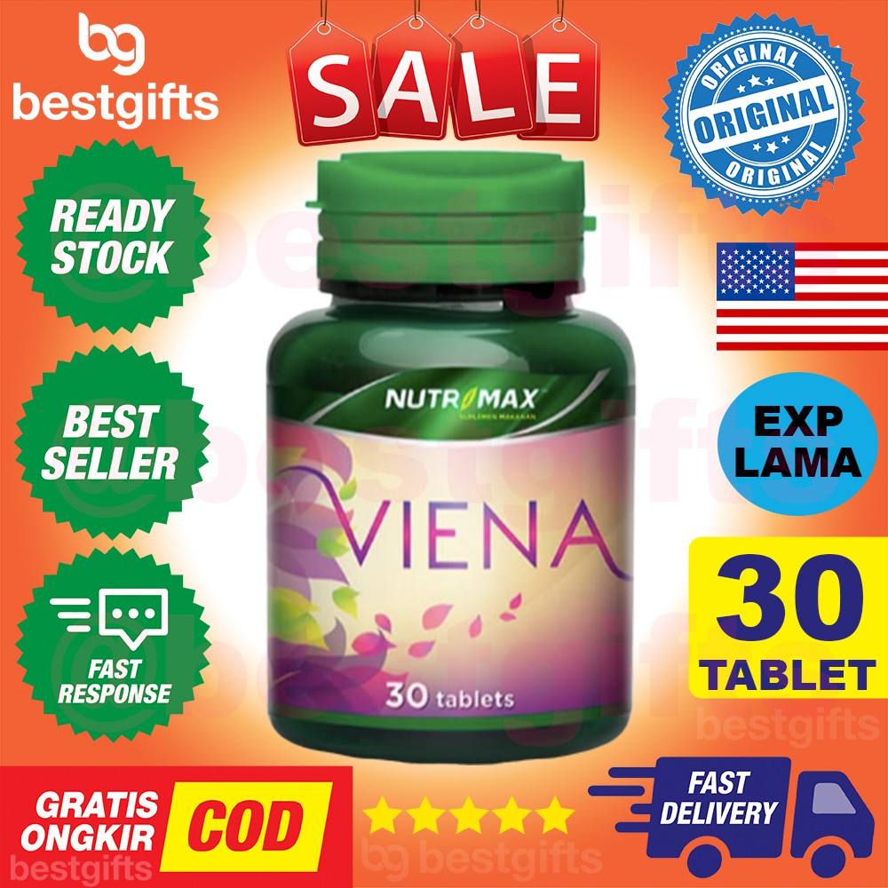 NUTRIMAX VIENA VITAMIN OBAT KESEHATAN KULIT KERING WAJAH BERJERAWAT JERAWAT JERAWATAN 30 KAPSUL