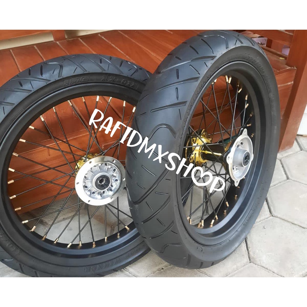 RODA SET Velg Set Supermoto KLX150L,bf ,Dtracker
