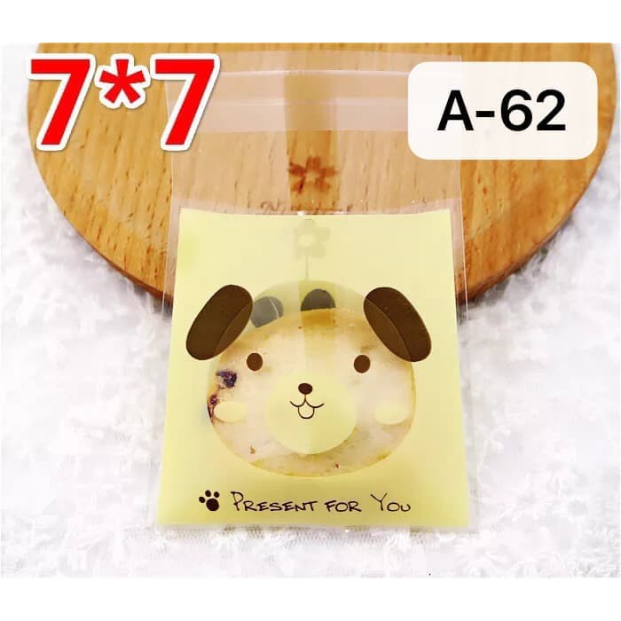 

bungkus kue cake permen kado COOKIES BAG / PLASTIK COOKIES 7x10 A-62