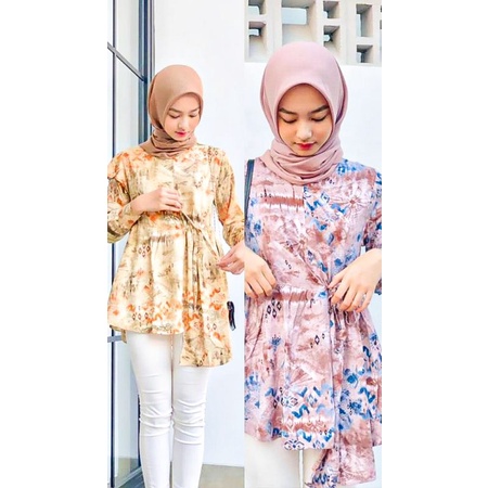 Elpidiv-Atasan Wanita/Tunik Wanita Turky Soft Rayon Premium