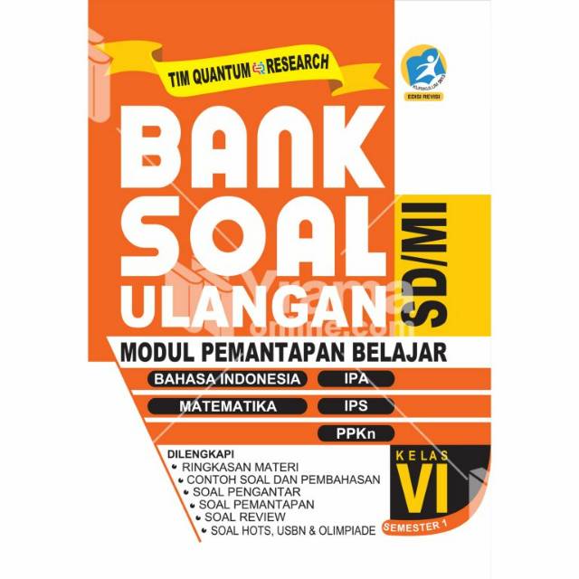 Buku Bank Soal Ulangan Dan Modul Sd Mi Kelas Vi Semester 1