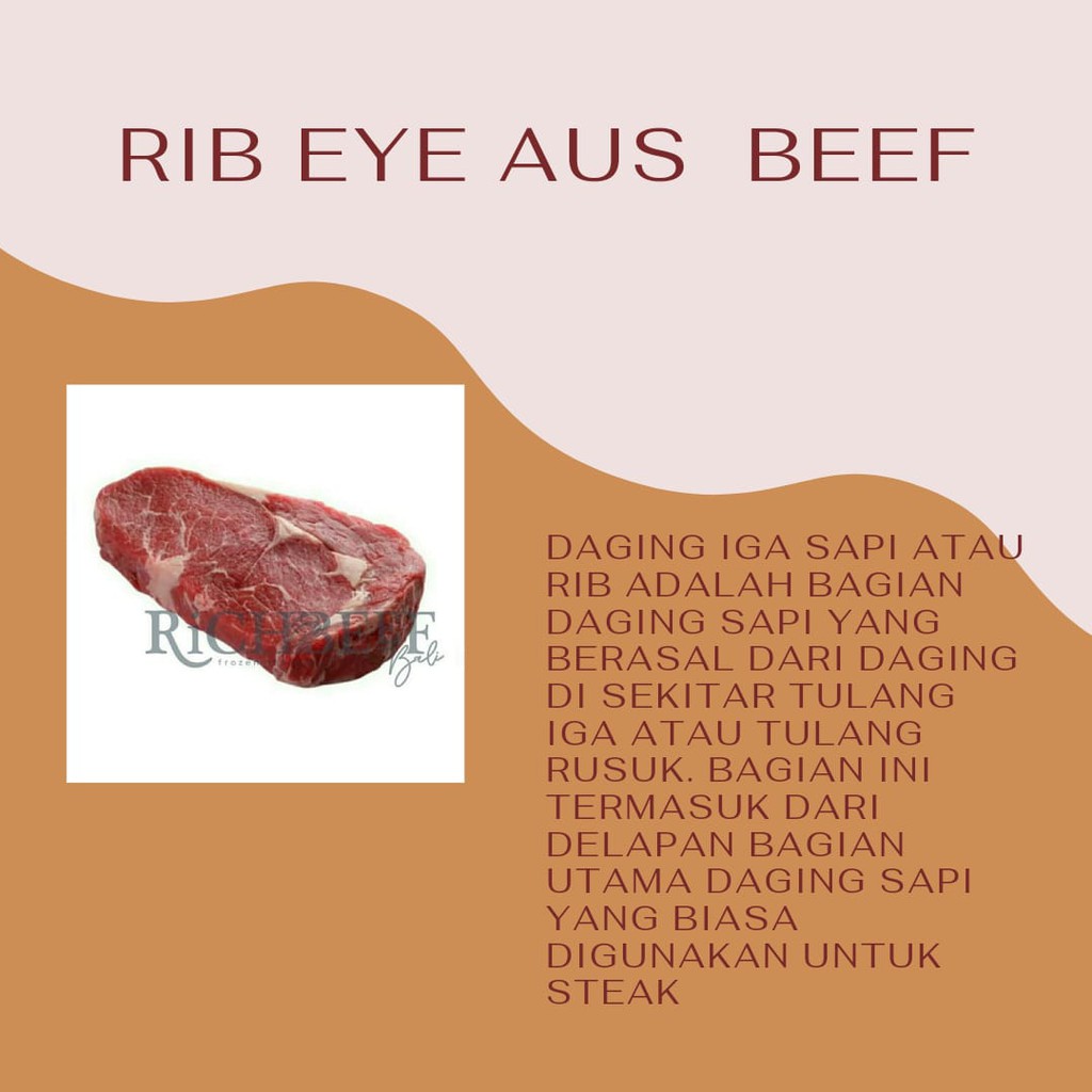 

Rib Eye / Steak / Australian Beef Grade A