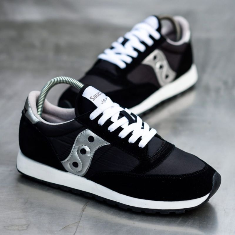 SOUCONY JAZZ VINTAGE BLACK WHITE ORIGINAL