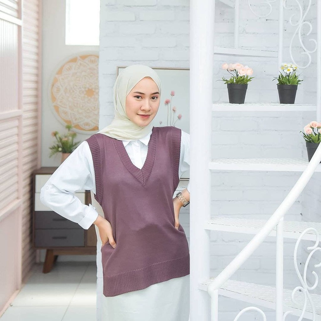 Nara Grosir - Villo Vest l Sweater Polos l Sweater Pria dan Wanita