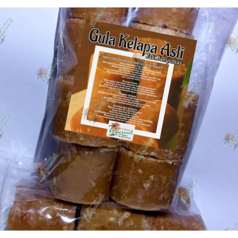 

Gula Jawa / Gula kelapa Asli Homemade kemasan 1kg