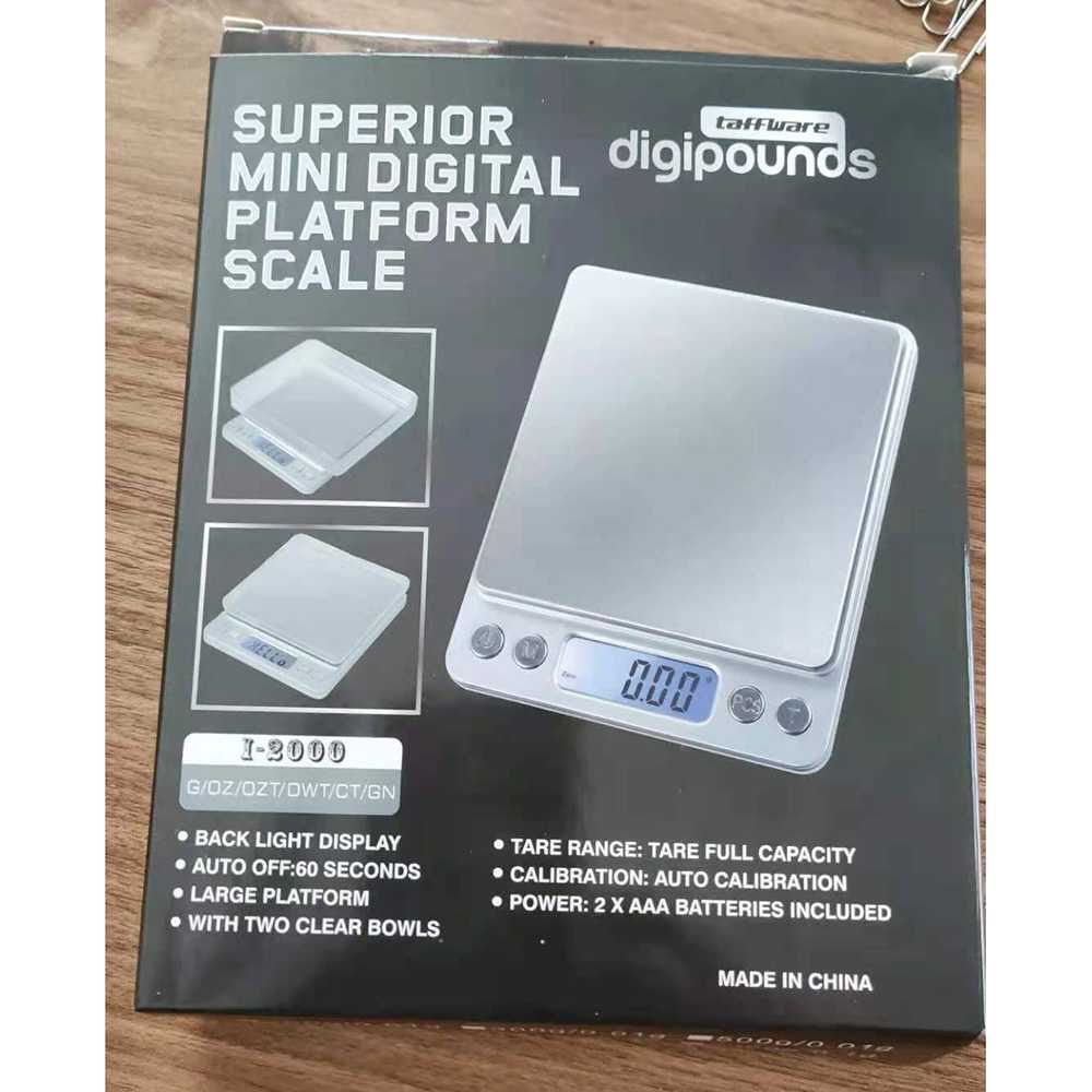 Taffware Digipounds Timbangan Mini Digital Scale 1kg 0.1g