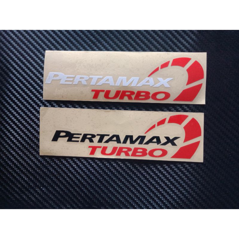 Stiker Cutting PERTAMAX TURBO