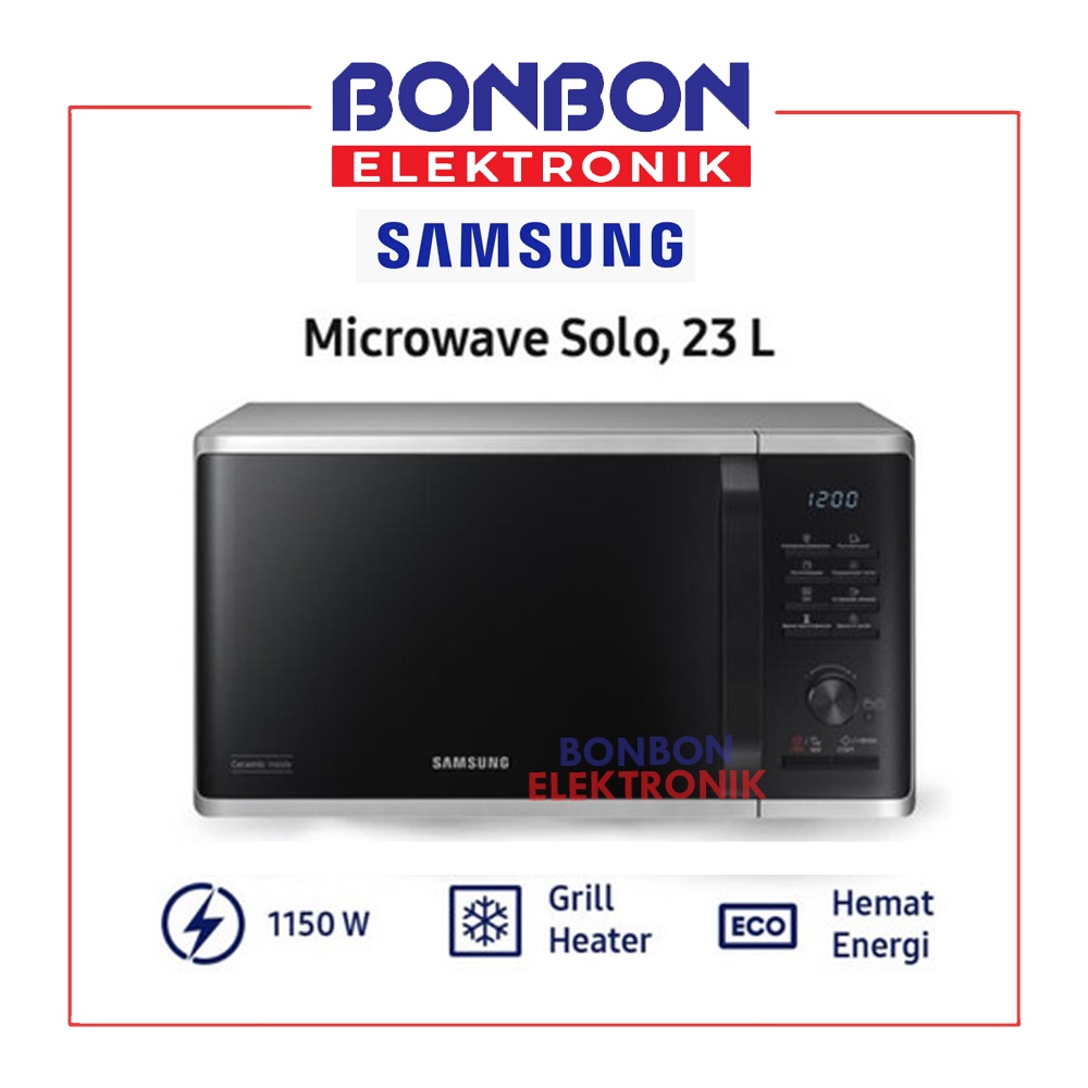 Samsung Microwave Solo MS23K3515AS/SE dengan Quick Defrost 23L