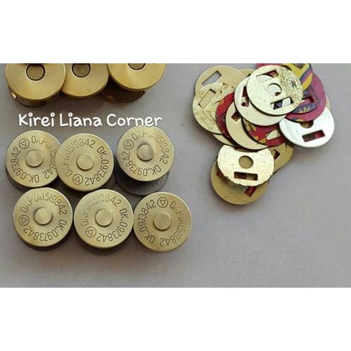 

➭ Kancing magnet uk 1.8cm ATG-kualitas super-magnetic snap button ❉
