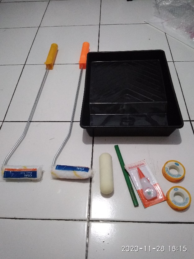 Promo Rrt Kuas Rol Kapal 4 / Kuas Rol Kecil 4 Utk Tembok, Kayu Besi Mgj