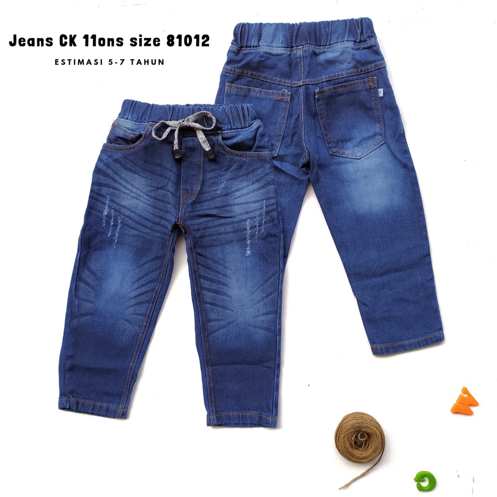 Celana Jeans Panjang Anak Laki Cowok Usia 2 3 4 5 6 7 Tahun CK