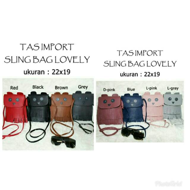 TAS IMPORT SLING BAG LOVELY