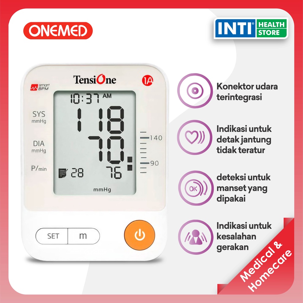 Onemed | Tensi One 1A | Tensimeter Digital | Tensi One Onemed