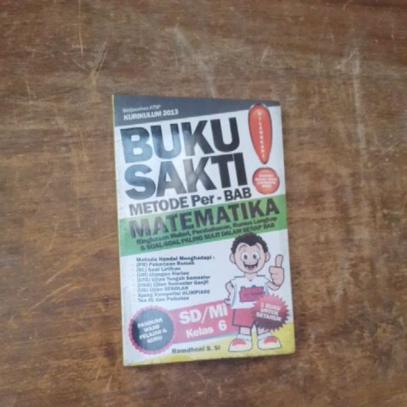 

Buku Sakti Matematika kelas 6 SD kurikulum 2013