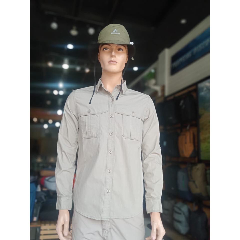 KEMEJA AMBITION TROPIC WS BLACK BORNEO 7305 KEMEJA KEREN ORIGINAL