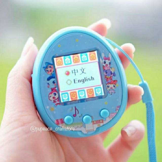 Tamagotchi qpet tamagezi biru english version