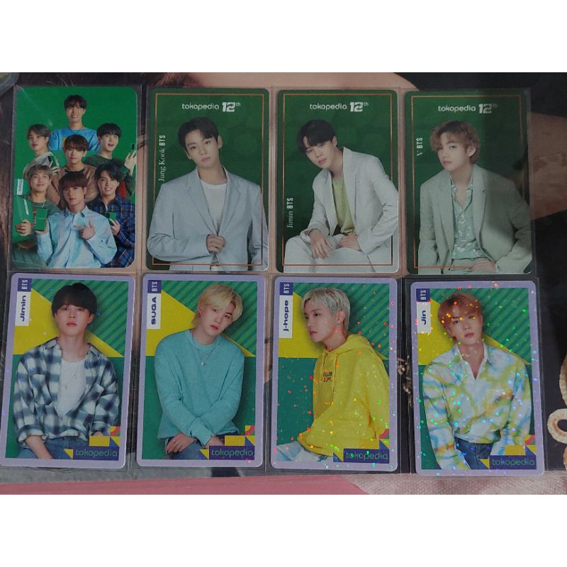 PHOTOCARD BTS OFFICIAL TOKO HIJAU JUNGKOOK TAEHYUNG V JIN SUGA JHOPE JIMIN BE DELUXE REBAHAN PC FILA