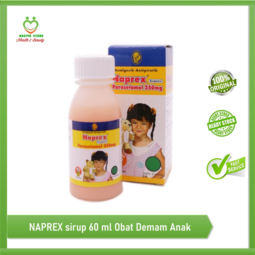 NAPREX SIRUP 60 ml Obat Demam Anak Dan Sakit Gigi Anak