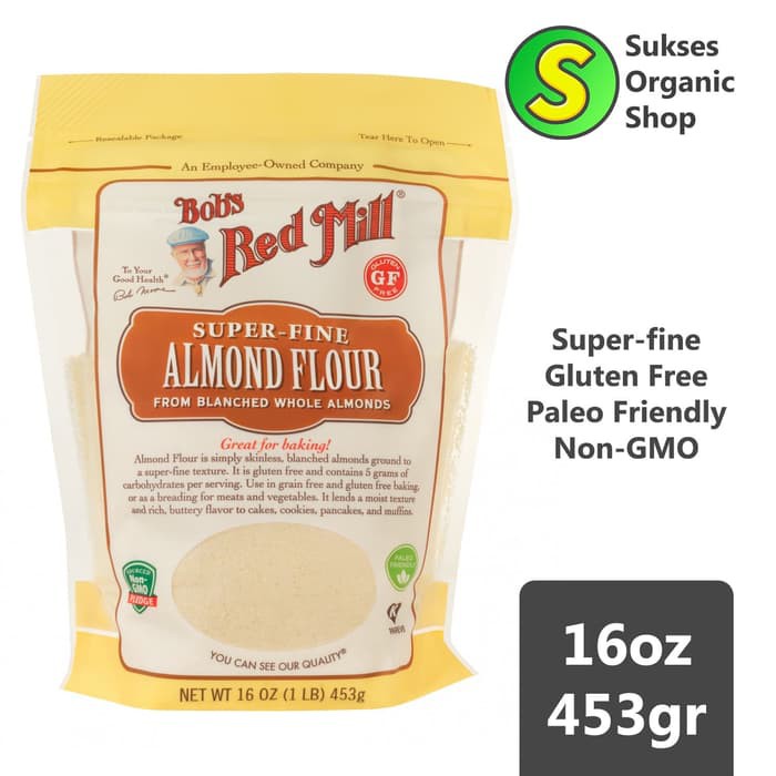 

Almond Flour/Tepung Almond Halus Gluten Free | Bob's Red Mill | 453gr