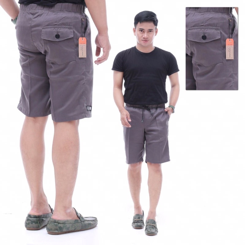 Selfless - Celana Pendek Pria Cowok Boardshort Distro Boxer Katun Twill Cotton