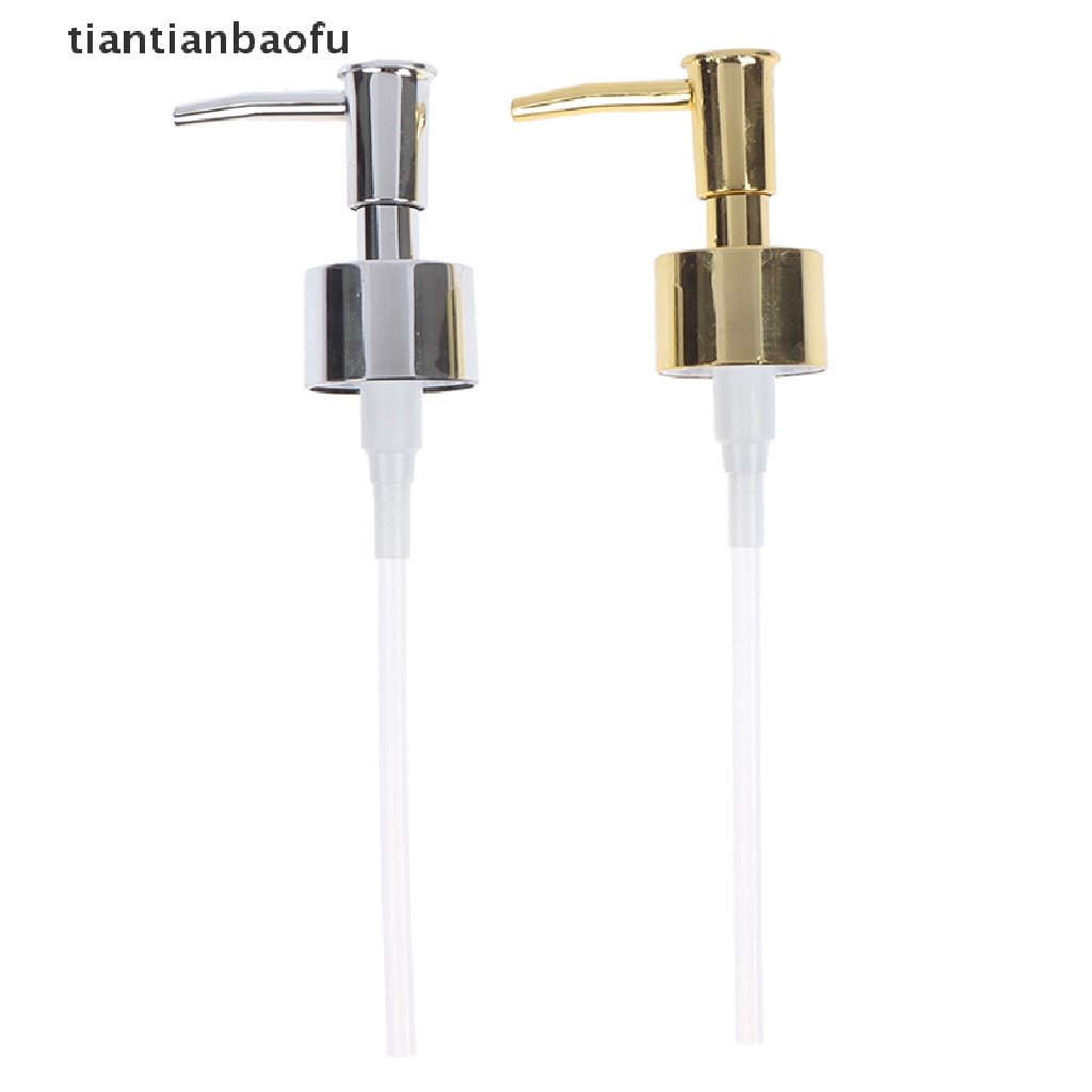 [tiantianbaofu] Metal DIY Soap Pump Liquid Lotion Dispenser Replacement Head 28 Thread Pump Cap Boutique