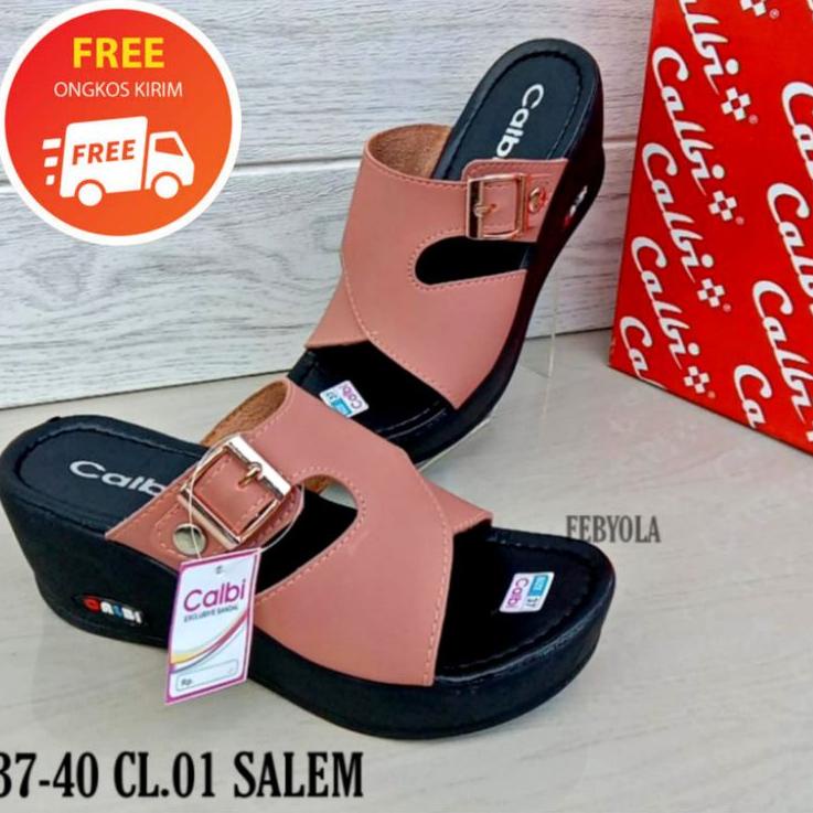 MME.14Ap22ᴶ– Sandal Wanita Calbi Model2022 Sandal Wedges Selop Cewek KekinianCOD