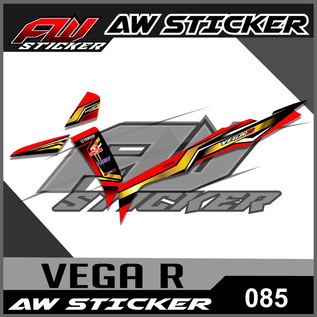 085 striping NEW VEGA R VARIASI RACING SEMI FULL ,ticker striping vega r semi full