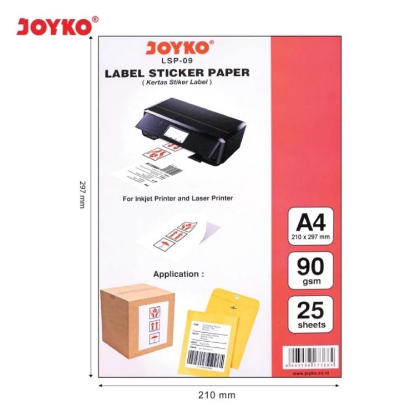 

label sticker paper kertas stiker label Joyko LSP-09
