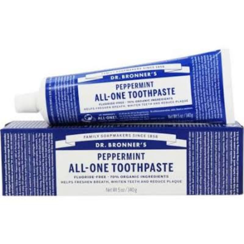 Dr.Bronners Peppermint Toothpaste 140 gr