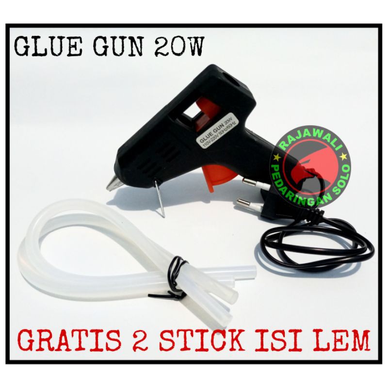 

GLUE GUN 20W GRATIS ISI LEM 2 pcs ALAT LEM TEMBAK GRATIS ISI LEM