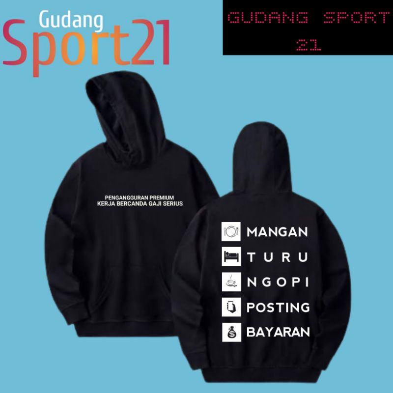 hoodie mangan turu ngopi posting bayaran