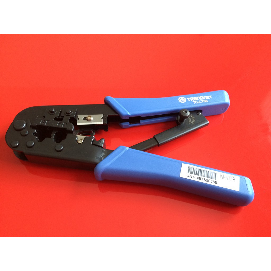 TRENDnet TC-CT68 RJ-11 RJ-45 Crimping Tool #J50279