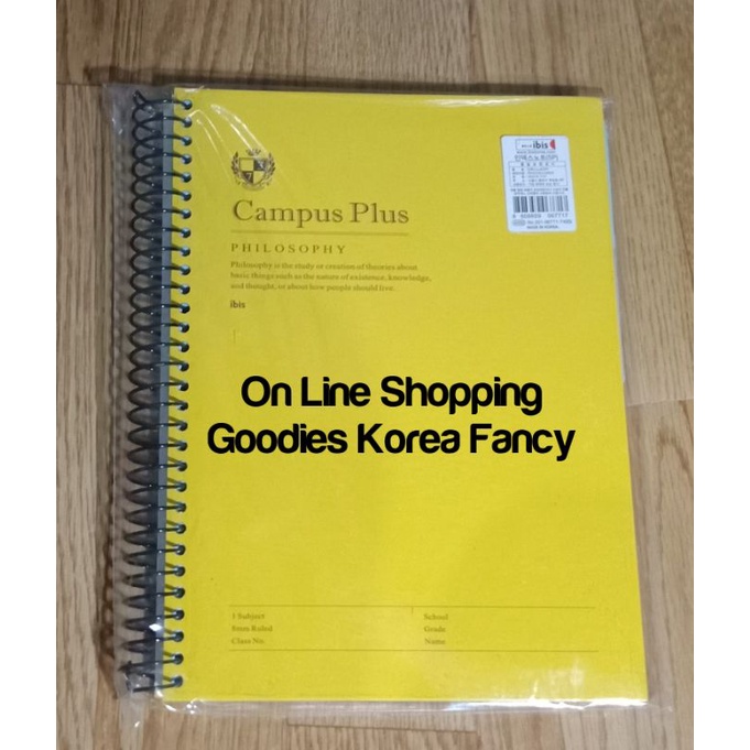 

Ring Book Campus B5 Notebook Ori Korea Ready Stock