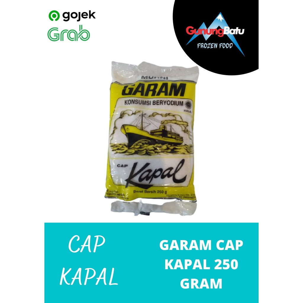 

GARAM CAP KAPAL 250 GRAM