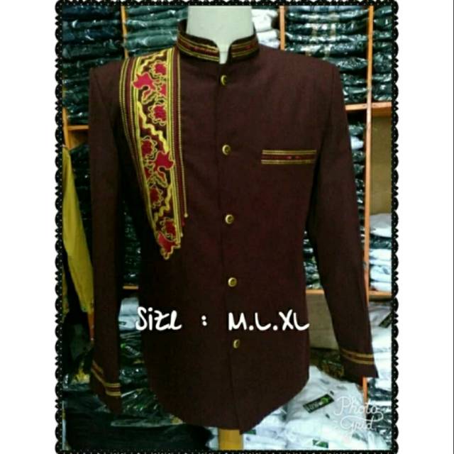 Jas Koko Jasko Bordir Sorban Batik