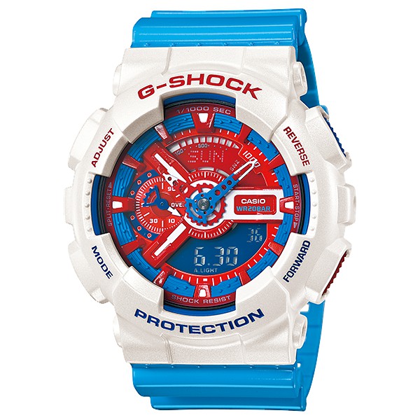 Jam Tangan Pria Sports Dual Time Limited Models G shock GA-110AC-7