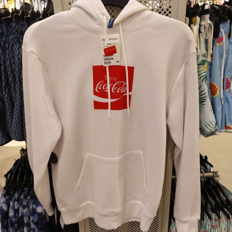 Jaket hoodie Coca Cola H&M Sale Jastip