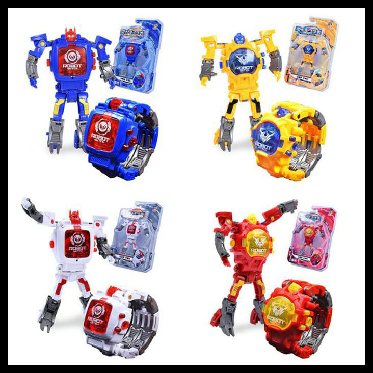 Promo Besar Besaran Jam Tangan Transformers / Robot Transformers / Kado Mainan Anak Cowok