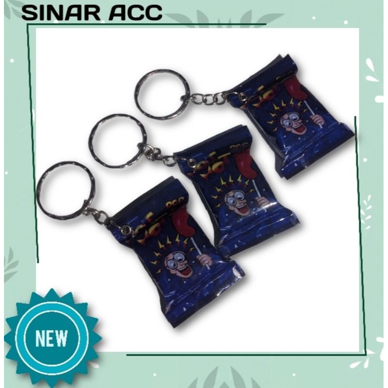 GANCI - GANTUNGAN KUNCI - PERMEN - SIKIL - MERAH - PERMEN KAKI MERAH