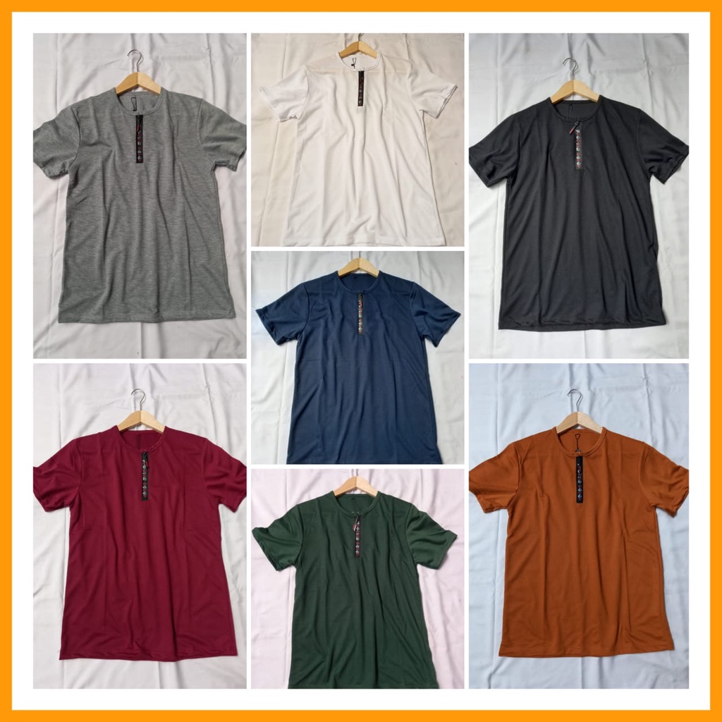 Kaos Baby Terry Lengan Pendek Resleting / KAOS PRIA DISTRO KAOS PRIA MURAH KAOS PRIA KEREN KAOS PRIA