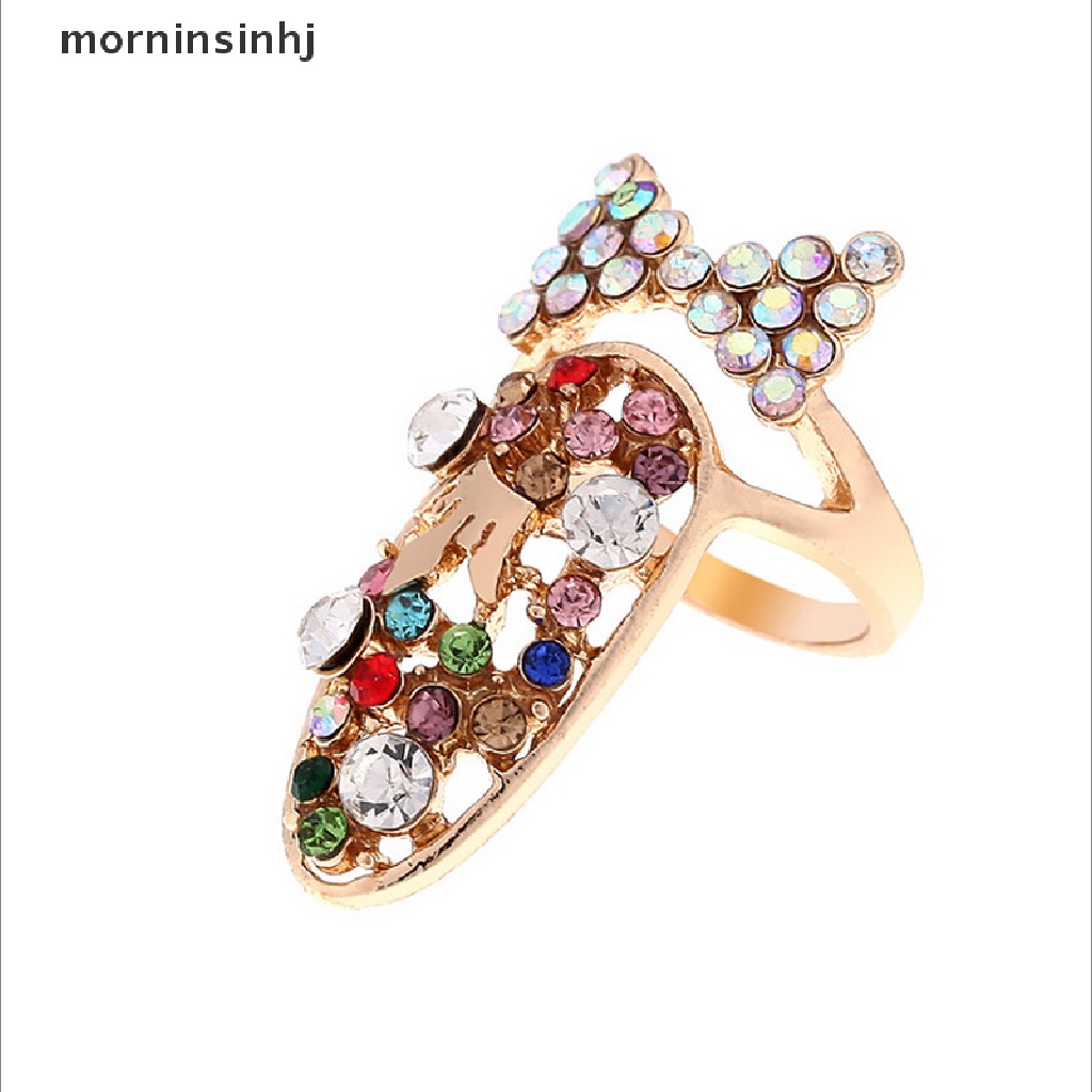 Mornin Cincin Desain Mahkotapitabunga Hias Kristal Gaya Elegan Menarik Untuk Wanita