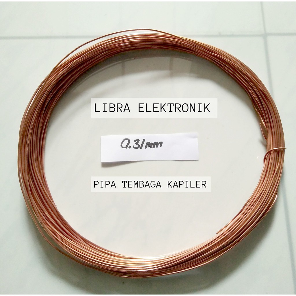 Pipa Tembaga Kapiler Ukuran 0.31mm