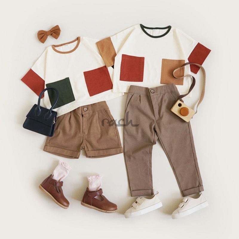 RACHIDKIDS / CELANA CHINO PENDEK ANAK / CELANA CHINO ANAK / CEMAL SHORT PANTS