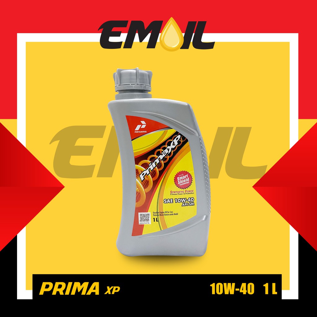 Oli pertamina prima xp sae 10w-40 isi 1 liter