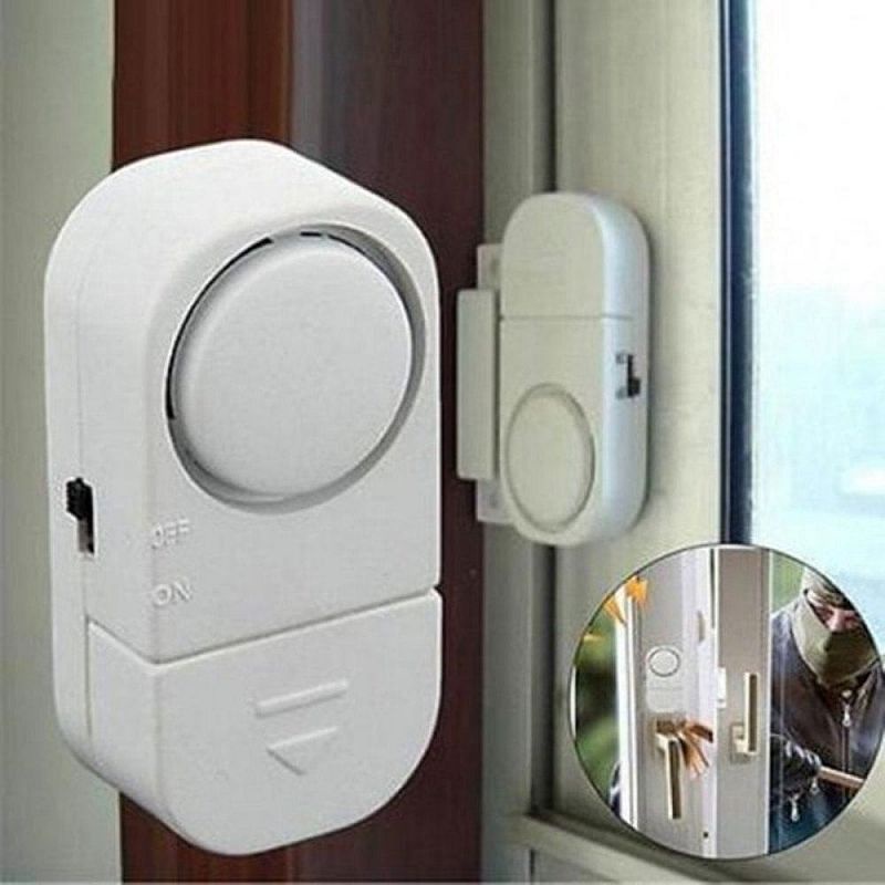 Alarm Pintu Anti Maling Pencuri Jendela Kaca Sensor Rumah Toko Kantor